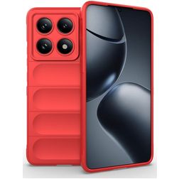 Mobigear Bumpy Xiaomi 14T Pro Flexible TPU Back cover - Red