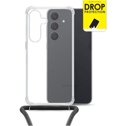 My Style Loop Trasparente Samsung Galaxy S25 FE TPU flessibile Cover con cordino - Trasparente
