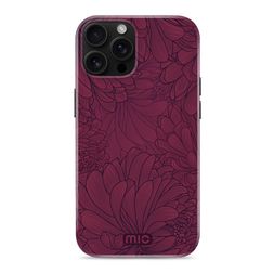 MIO iPhone 16 Pro Max MagSafe Funda Plástico rígido Carcasa - Berry Blooms