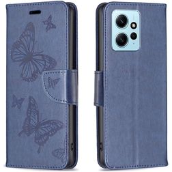 Mobigear Butterfly Xiaomi Redmi Note 12 Funda tipo libro Cartera - Azul
