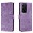 Mobigear Flowers HONOR 200 Lite Capa livro Carteira - Roxo