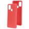 Mobiparts Samsung Galaxy A21s Silikon Etui plecki - Scarlet Red
