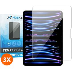 Mobigear iPad Air 13 Inch (2024) Tempered Glass Screen Protector - Case Friendly (3-Pack)