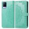 Mobigear Mandala Vivo V21 Capa livro Carteira - Verde