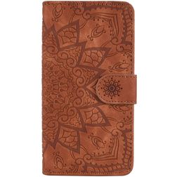 Mobigear Mandala Samsung Galaxy A30s Knížkové pouzdro Peněženka - Hnědá
