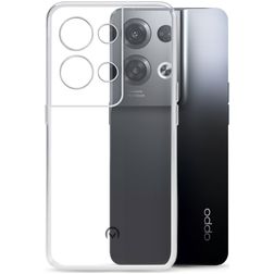 Mobilize Gelly Transparent OPPO Reno 8 Flexibel TPU Skal - Transparent