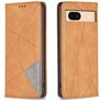 Mobigear Rhombus Slim Google Pixel 8a Funda tipo libro - Coñac