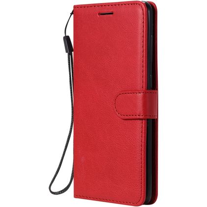 Mobigear Premium Samsung Galaxy A21s Wallet case - Red