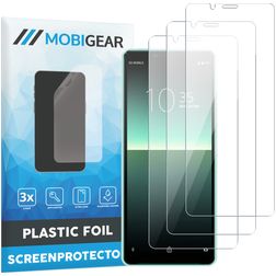 Mobigear Sony Xperia 10 II Ochrana displeje Fólie - kompatibilní s pouzdry (3 ks)