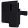 Mobiparts Samsung Galaxy S25 Case Genuine Leather Detachable 2-in-1 Wallet Case Wallet - Black