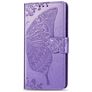 Mobigear Butterfly iPhone 11 Capa livro Carteira - Roxo