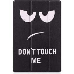 Mobigear Tri-Fold Samsung Galaxy Tab A8 10.5 (2021) Funda tipo libro - Do Not Touch