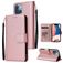 Mobigear Wallet iPhone 14 Plus Pungetui med Seddelrum - Rosaguld