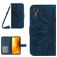 Mobigear Sunflower Samsung Galaxy Xcover 7 Funda tipo libro Cartera - Azul marino