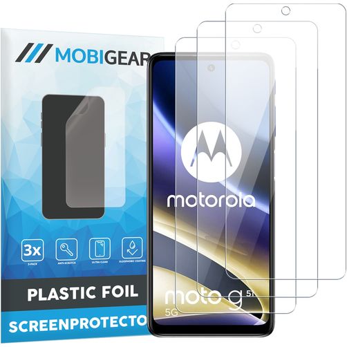 Mobigear Motorola Moto G51 5G Protezione schermo in pellicola - Compatibile con le cover (confezione da 3)