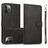 Mobigear Wallet iPhone 16 Pro Case Detachable 2-in-1 Wallet Case Wallet - Black