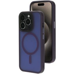 Mobiparts Hardcover iPhone 15 Pro MagSafe Kova Suojakuori - Satin Purple