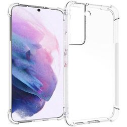 Mobigear Cushion Clear Samsung Galaxy S22 Flexible TPU Back cover Shockproof - Clear