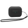 Mobigear Lanyard Funda Silicona flexible para Apple AirPods Pro 2 - Negro