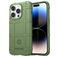 Mobigear Rugged Shield iPhone 15 Pro Flexibel TPU Skal Stötsäkert - Grön