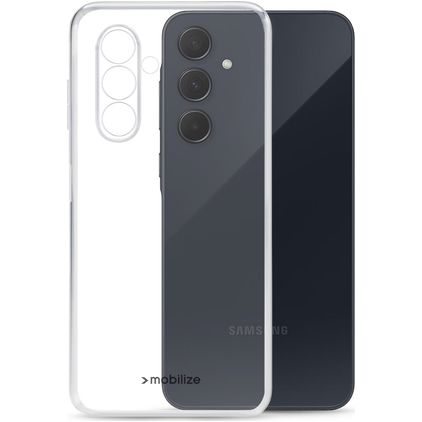 Mobilize Gelly Läpinäkyvä Samsung Galaxy A35 Joustava TPU Suojakuori - Läpinäkyvä