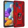 Mobigear Armor Ring Samsung Galaxy A21s Hard Case Back cover Shockproof with Ring Holder - Red