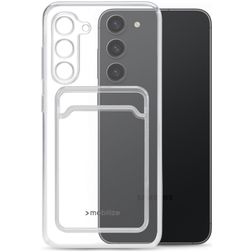 Mobilize Gelly Card Trasparente Samsung Galaxy S23 Plus TPU flessibile Back cover con portacarte - Trasparente