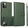 Mobigear Wallet iPhone 16 Pro Case Detachable 2-in-1 Wallet Case Wallet - Green
