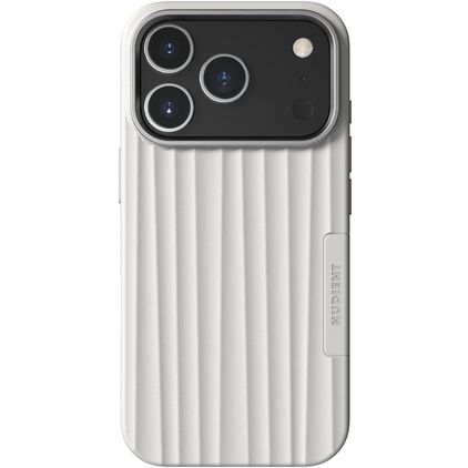 Nudient Bold iPhone 17 Pro MagSafe Hardcase Back cover - Chalk White