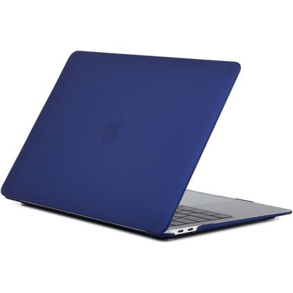 Mobigear Matte MacBook Air 13 polegadas (2018-2020) Capa rígida para MacBook - Azul marinho - Modelo A1932 / A2179 / A2337