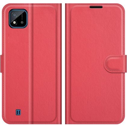 Mobigear Classic Realme C11 (2020) Funda tipo libro Cartera - Rojo