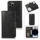 Mobigear Wallet iPhone 15 Pro Max Case Detachable 2-in-1 Wallet Case Wallet - Black