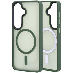 Mobiparts Hardcover Samsung Galaxy S26 MagSafe Funda Plástico rígido Carcasa - Satin Green