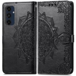 Mobigear Mandala Samsung Galaxy A16 Pungetui med Seddelrum - Sort