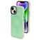 Mobiparts Hardcover iPhone 14 MagSafe Hårdt Bagsidecover - Satin Light Green