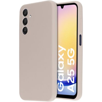 Mobiparts Samsung Galaxy A25 Silikone Bagsidecover - Soft Salmon