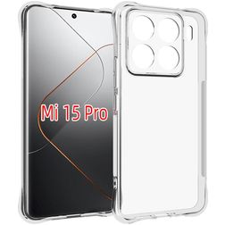 Mobigear Cushion Trasparente Xiaomi 15 Pro TPU flessibile Back cover - Trasparente