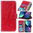 Mobigear Basic iPhone 14 Funda tipo libro Cartera - Rojo