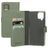 Mobiparts Classic Wallet Samsung Galaxy A42 Pungetui med Seddelrum - Stone Green