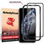 GrizzlyCoat Easy Fit iPhone 11 Pro Glas Skærmbeskytter - Case Friendly + Monteringsramme - Sort