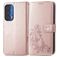 Mobigear Clover Motorola Edge (2021) Cover a libro portafoglio - Oro rosa