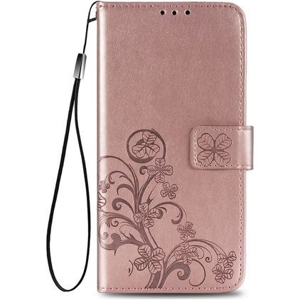 Mobigear Clover Samsung Galaxy S20 FE Pungetui med Seddelrum - Rosaguld