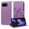 Mobigear Flowers Google Pixel 9a Cover a libro portafoglio - Viola