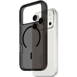 CARE by PanzerGlass Smokey iPhone 17 Pro MagSafe Hardcase Back cover - Smokey Black