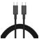 Mobigear 100W USB-C til USB-C Kabel 3 m - Sort