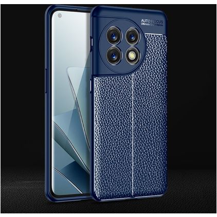 Mobigear Luxury OnePlus 11 Flexibilní TPU Zadní kryt - Modrá