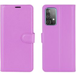 Mobigear Classic Samsung Galaxy A52s 5G Wallet case - Purple