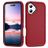 Mobigear Rugged iPhone 17 Plástico rígido Capa traseira Antichoque - Vermelho