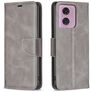 Mobigear Excellent Motorola Moto E14 Funda tipo libro Cartera - Gris