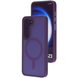Mobiparts Hardcover Samsung Galaxy S23 MagSafe Fodral Hårdplast Skal - Satin Purple